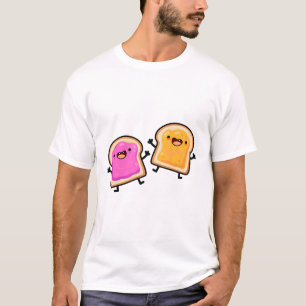 Kawaii Pindakaas en Jelly Sandwich Pals T-shirt