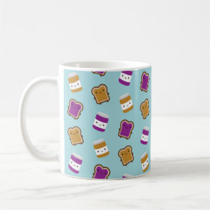 Kawaii Pindakaas & Jam Sandwich Koppel Koffiemok