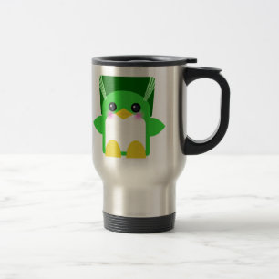 Kawaii Pinguïn Bruid Van Frankenstein Reisbeker