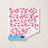 kawaii pink cherry blossoms (Gant de toilette)