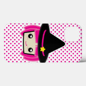 Kawaii Pink Haire Witch Air Case (Achterkant (horizontaal))