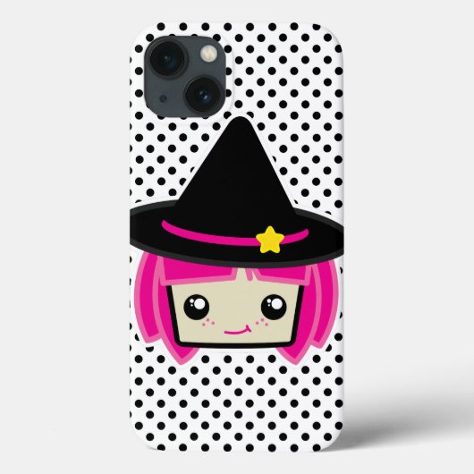 Kawaii Pink Haire Witch Air Case (Achterkant)