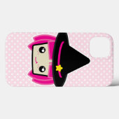 Kawaii Pink Haire Witch Air Case (Achterkant (horizontaal))