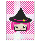 Kawaii Pink Haire Witch Clip Board Klembord (Achterkant)