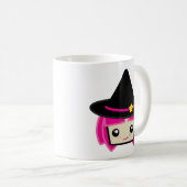 Kawaii Pink Haired Witg Mug (Devant droit)
