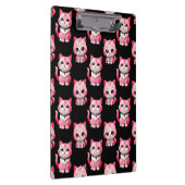 Kawaii Pink Kitty Cats Design Klembord (Rechts)