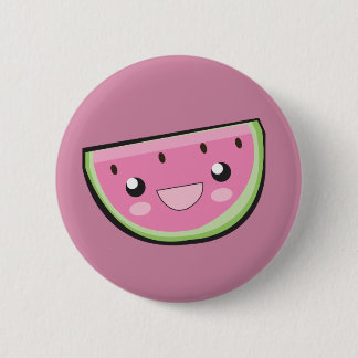 Kawaii Pins: Watermeloen Ronde Button 5,7 Cm