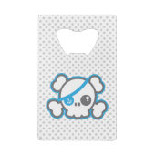 Kawaii Pirate Skull Carte de crédit Ouverture de b (Dos)