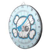 Kawaii Pirate Skull Cible de flechettes (Devant droit)