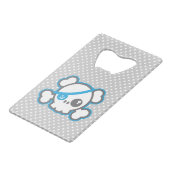Kawaii Pirate Skull Creditcard Bottle Open Kredietkaart Flessenopener (Voorkant Gekanteld)