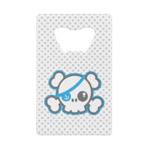 Kawaii Pirate Skull Creditcard Bottle Open Kredietkaart Flessenopener