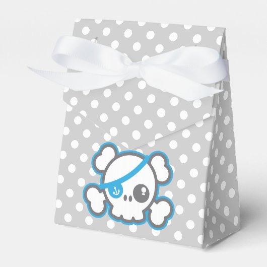Kawaii Pirate Skull Gift Box Bedankdoosjes (Voorkant Zijde)