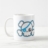 Kawaii Pirate Skull Mug (Gauche)