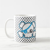 Kawaii Pirate Skull Mug (Gauche)