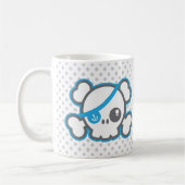 Kawaii Pirate Skull Mug (Gauche)