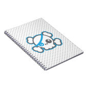Kawaii Pirate Skull Notitieboek (Rechterzijde)