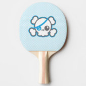 Kawaii Pirate Skull Ping Pong Paddle Tafeltennisbatje (Voorkant)