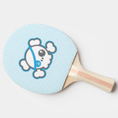 Kawaii Pirate Skull Ping Pong Paddle Tafeltennisbatje (Zijkant)
