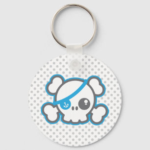 Kawaii Pirate Skull Sleutelhanger