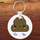 kawaii poo sleutelhanger (Voorkant)