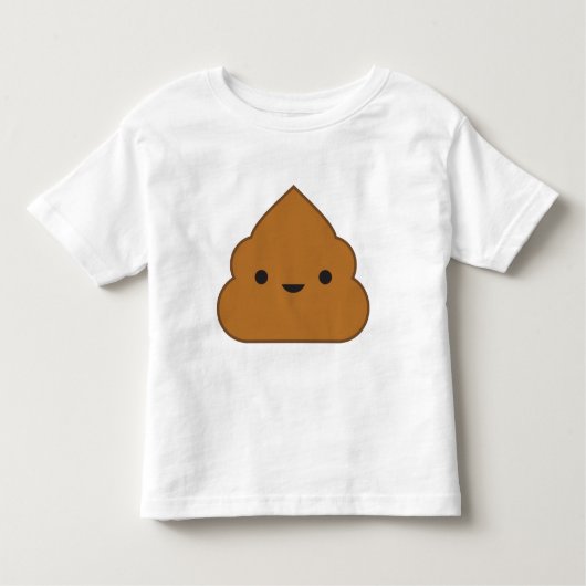 Kawaii Poop Kinder Shirts (Voorkant)