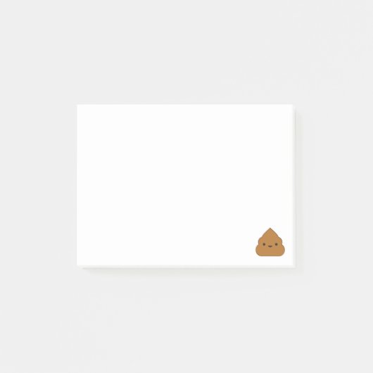 Kawaii Poop Post-it Notes (Voorkant)