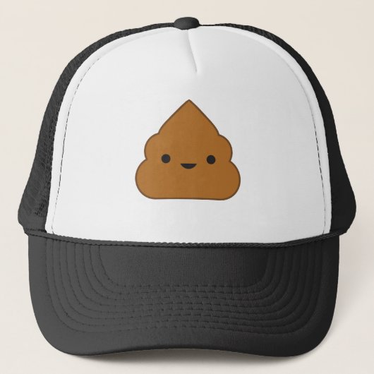 Kawaii Poop Trucker Hat Pet (Voorkant)