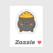 Kawaii Pot of Gold Sticker (Vel)