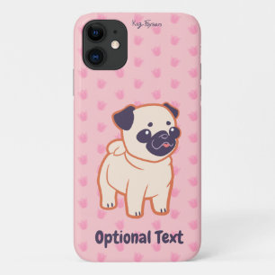 Kawaii Pug iPhone 11 Hoesje