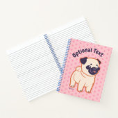 Kawaii Pug Notitieboek (Binnen)