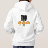 Kawaii Pumpkin Squad – Schattigee Uitdrukkingen Hoodie (Achterkant)