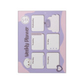 Kawaii Puppy Weekly Planner Notitieblok (Gedraaid)