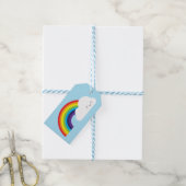 Kawaii Rainbow Cadeaulabel (Met Touw)