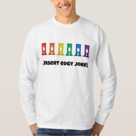 Kawaii Rainbow Guillotine shirt met lange mouwen