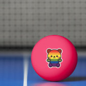 Kawaii Rainbow Teddy – een Schattigee LGBTQ+ Pride Pingpongballen (Net)