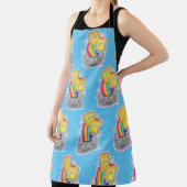 Kawaii Rainbow Toast Fun Pattern Schort (Insitu)