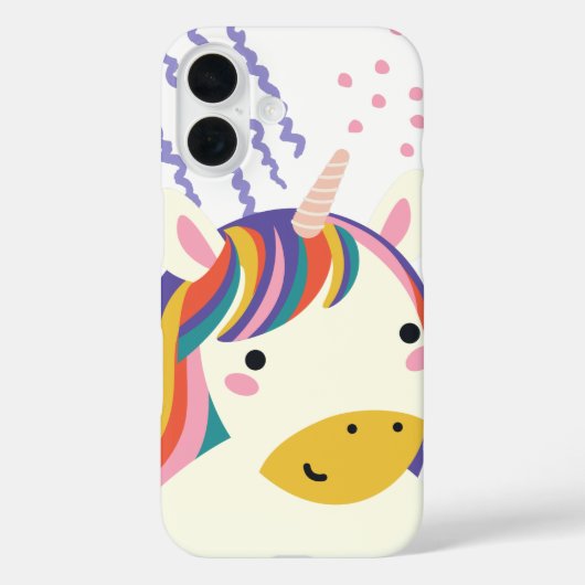 Kawaii Rainbow Unicorn magie Case-Mate iPhone Case (Achterkant)