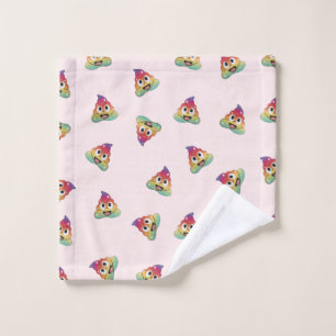 kawaii Rainbow unicorn poop emoji magische poep Washandje