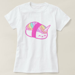Kawaii Rainbow Unicorn Sushi T-shirt
