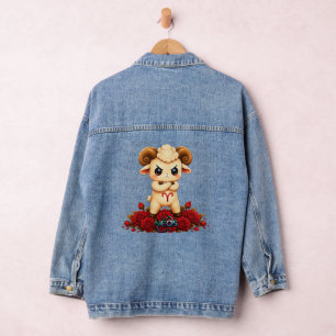 Kawaii Ram Zodiac Neos Denim Jacket
