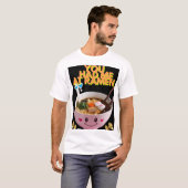 Kawaii Ramen Bowl T-Shirt - Tee de foin mignonne e (Devant entier)