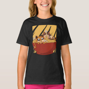 Kawaii Ramen Cats T-shirt