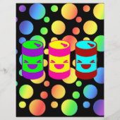 Kawaii Ramune Rave Aangepaste Flyer (Achterkant)
