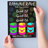 Kawaii Ramune Rave Aangepaste Flyer (Hand)