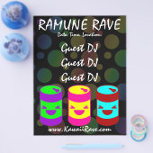 Kawaii Ramune Rave Aangepaste Flyer (Enkel)