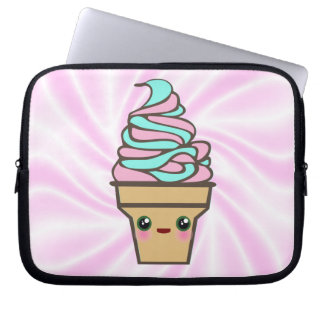 Kawaii Rave Ijsje Cone Laptop Sleeve