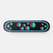 Kawaii Rave Neon paddenstoelen Skateboard (Horizontaal)