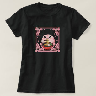 Kawaii regen kikker Eet Ramen Noedels Japans T-shirt
