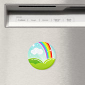 Kawaii Regenboog en Cloud Leuke Magneet (Insitu (Vaatwasser))