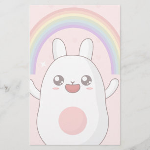 Kawaii regenboogklier briefpapier